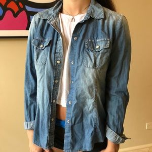 lucky Brand jean top! size S/M